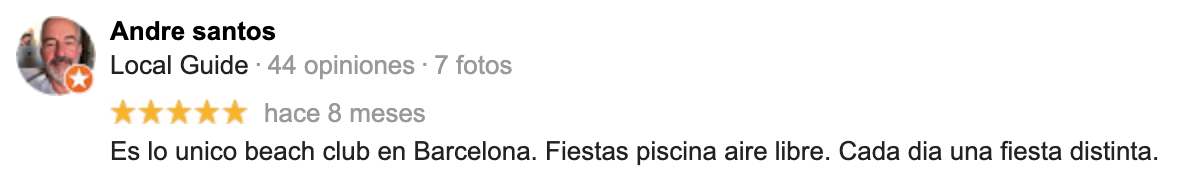 go beach club barcelona opinion